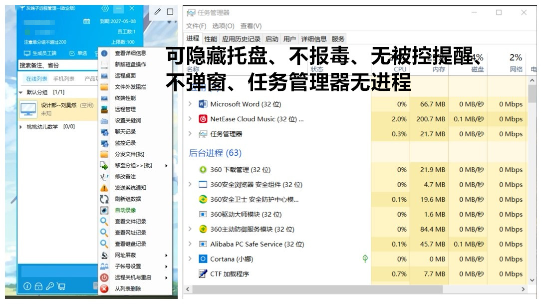 灰鴿子、向日葵、To desk、Team Viewer、Anydesk